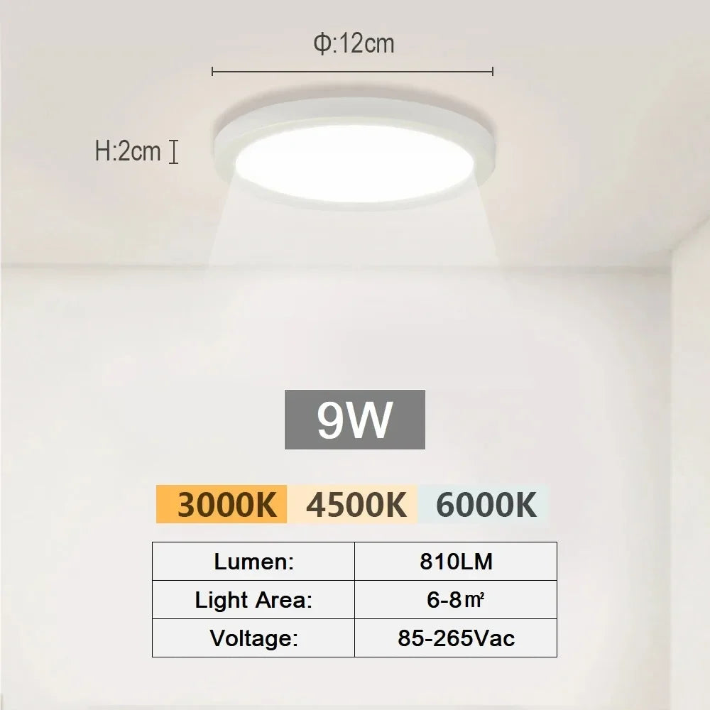 0.9 Inch Ultra-thin Smart Home LED Ceiling Light 38W 28W 24W APP/Remote Control Dimmable Room Decoration Bedroom Living Room