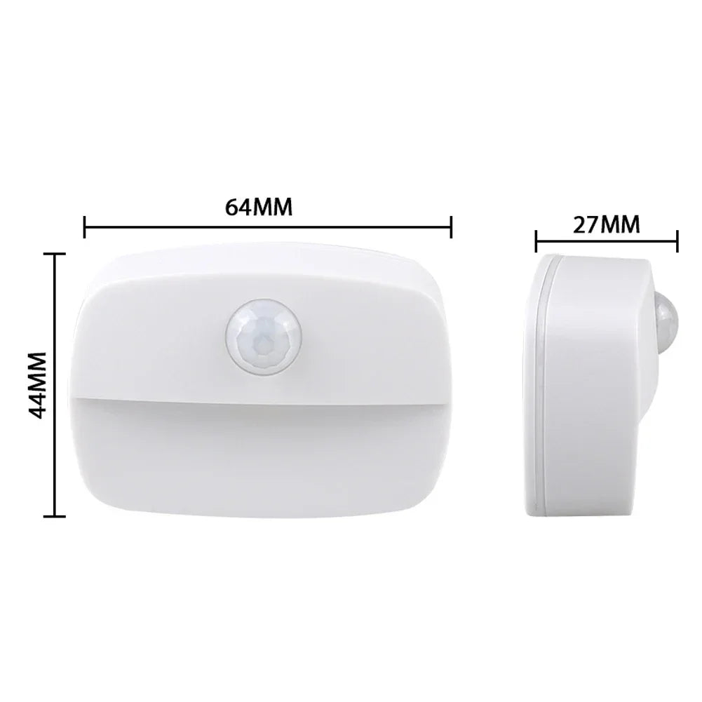 Motion Sensor Night Light Wireless/EU Plug Wall Lamp LED Indoor Lighting,Bedroom Bathroom Corridor Stairway Cabinet Auto ON/OFF