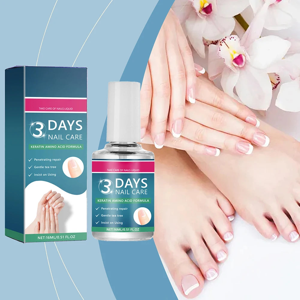 Nail Care Serum,Nail Repair Treatments Oil,Keratins Amino Acid Nail Care Oil Strengthen Restore Nails Quickly,Nail Care Product