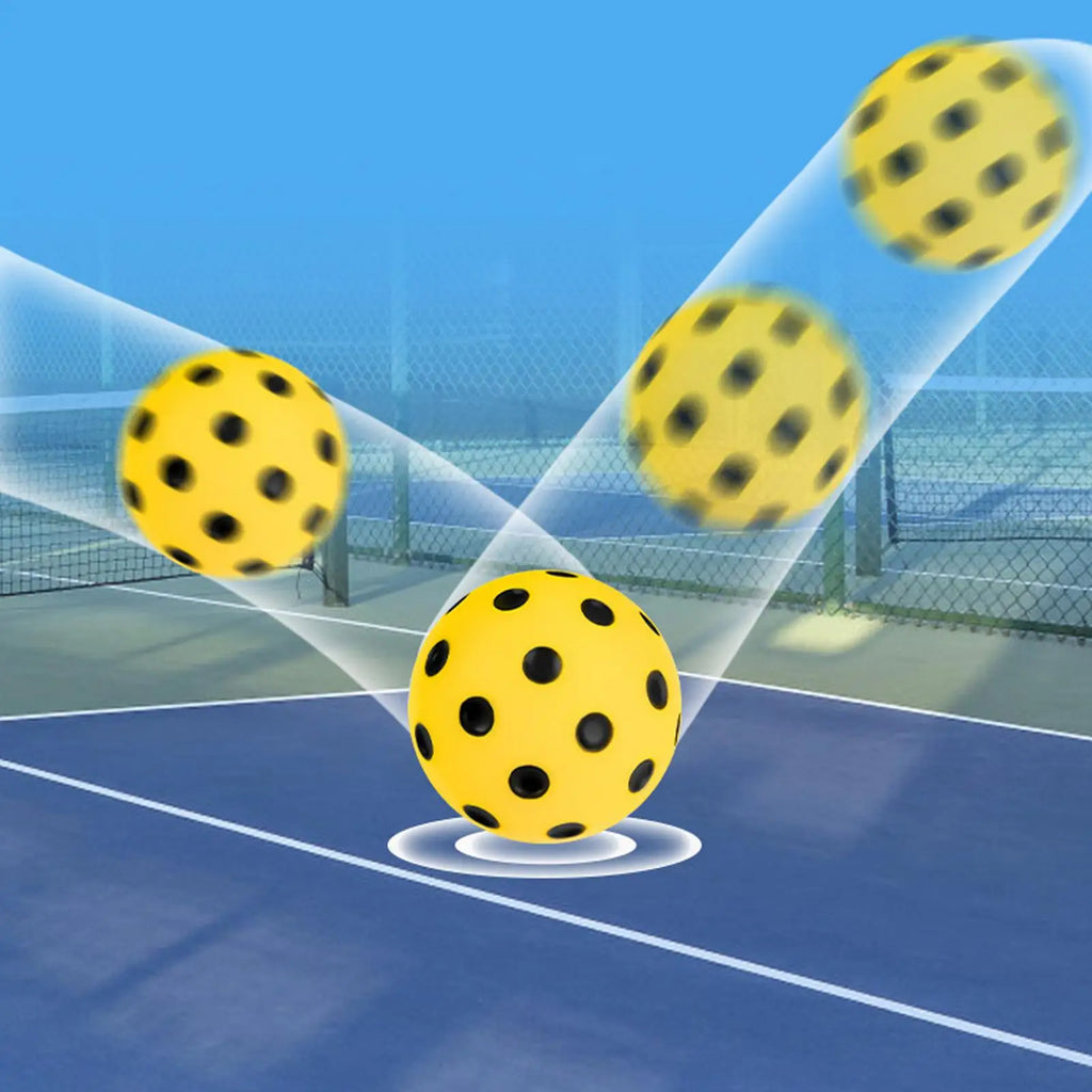 1PC Silent Pickleball Indoor Entertainment Silent Practice Ball PU Foam High Bounce Resistance Not Disturbing People