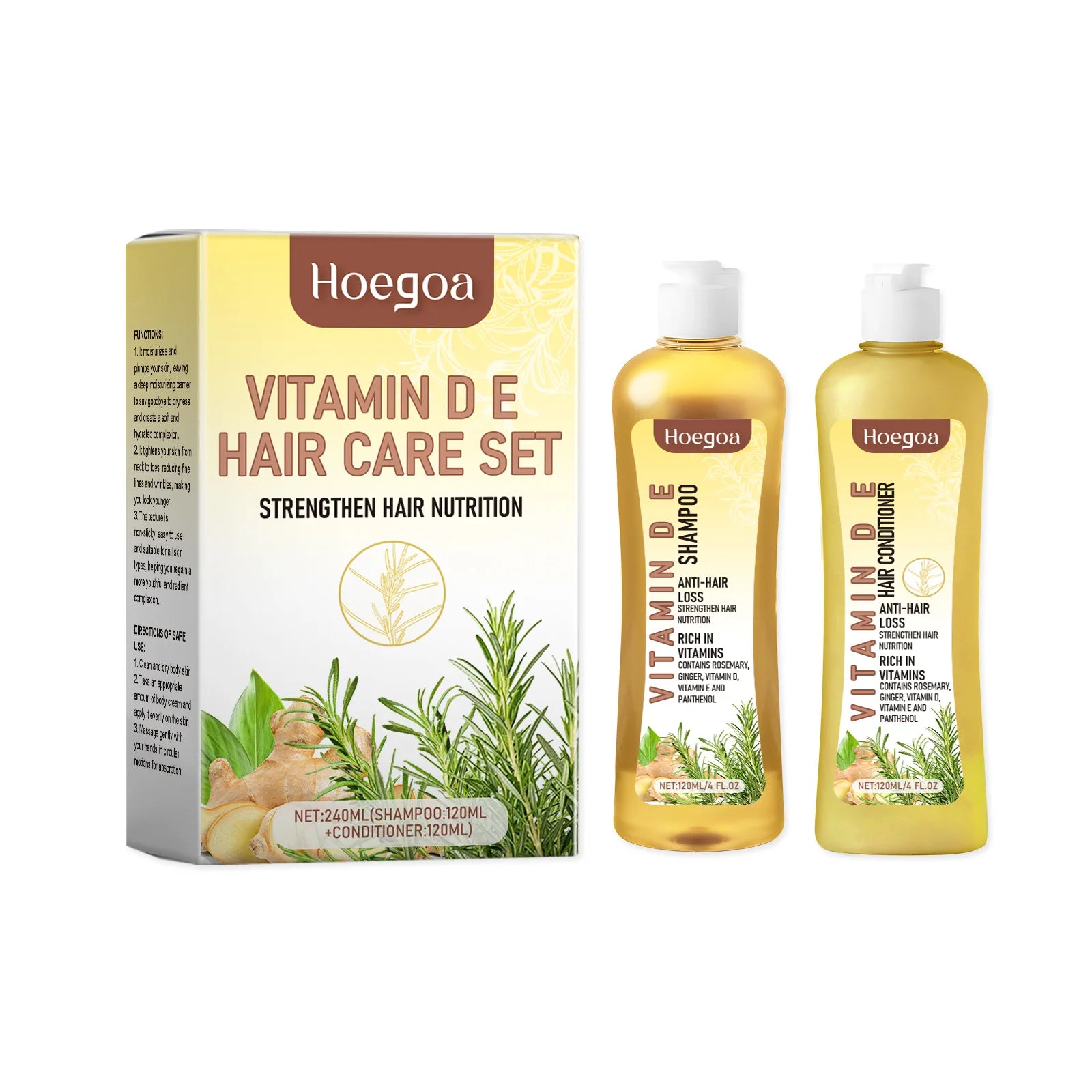 Hair Growth Shampoo Conditioner Set Repairing Strengthen Root Deep Nourish Anti Frizzy Dry Hair Oil Control Smoothing Hair Care