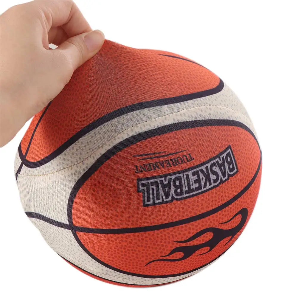 18cm/21cm/24cm Silent Bouncing Basketball High Elasticity Removable Zippered Indoor Training Quiet Ball High Density Foam