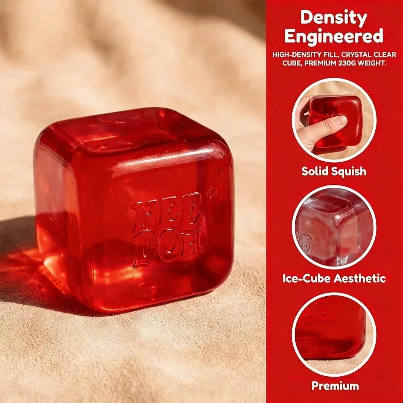 NeeDoh Nice Cube Desk Fidget Toy - Anti-Anxiety Stress Reliever
