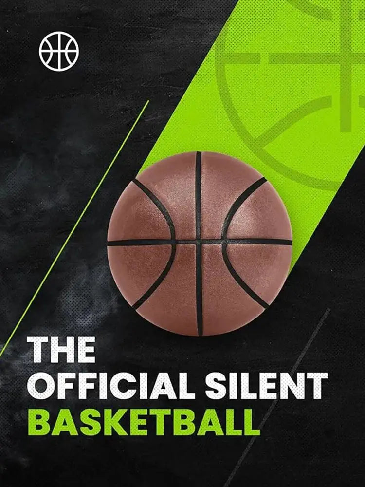 Silent Basketball 2024 Upgraded Airless Basketball Quiet Bounce Dunk Basketball Foam Basketball Dribbling Indoor Silent BallGift