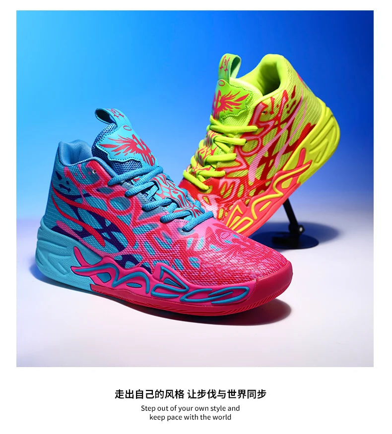 739 High Quality Mens Basketball Sneakers Breathable Cushioning Training Sports Shoes Youth Gym ForMotion Basketball Shoes 35-45