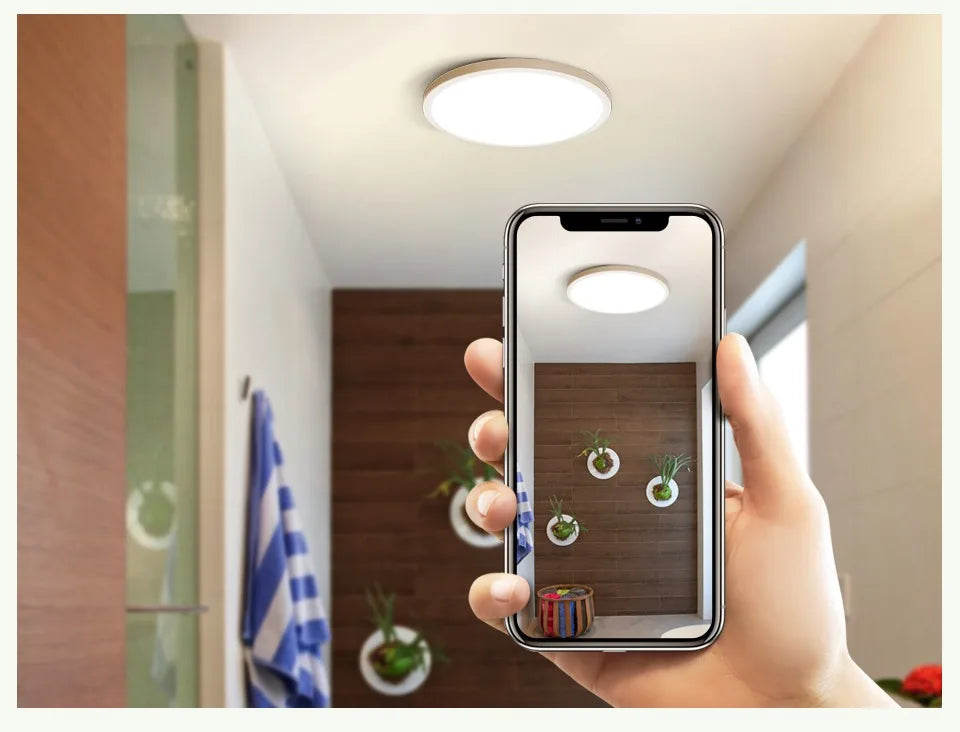 2.2cm Ultra Thin Ceiling Light 6W 9W 13W 18W 24W 110V 220V  Luster Home Appliances Indoor Decoration Bedroom Living Room Kitchen