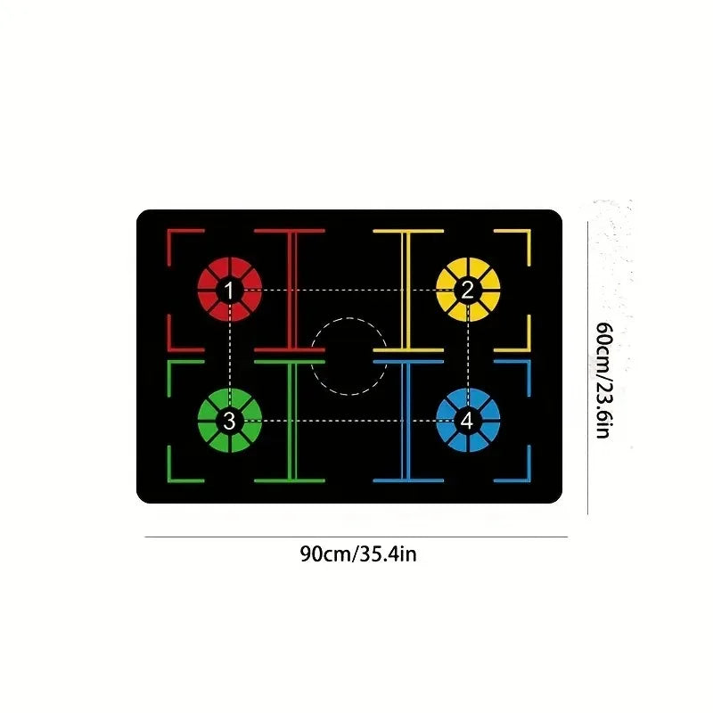 Basketball Train Mat  Non Slip Soundproof Material Training Anti Slip Mats Stain Easy To Maintain Indoor Water Absorption