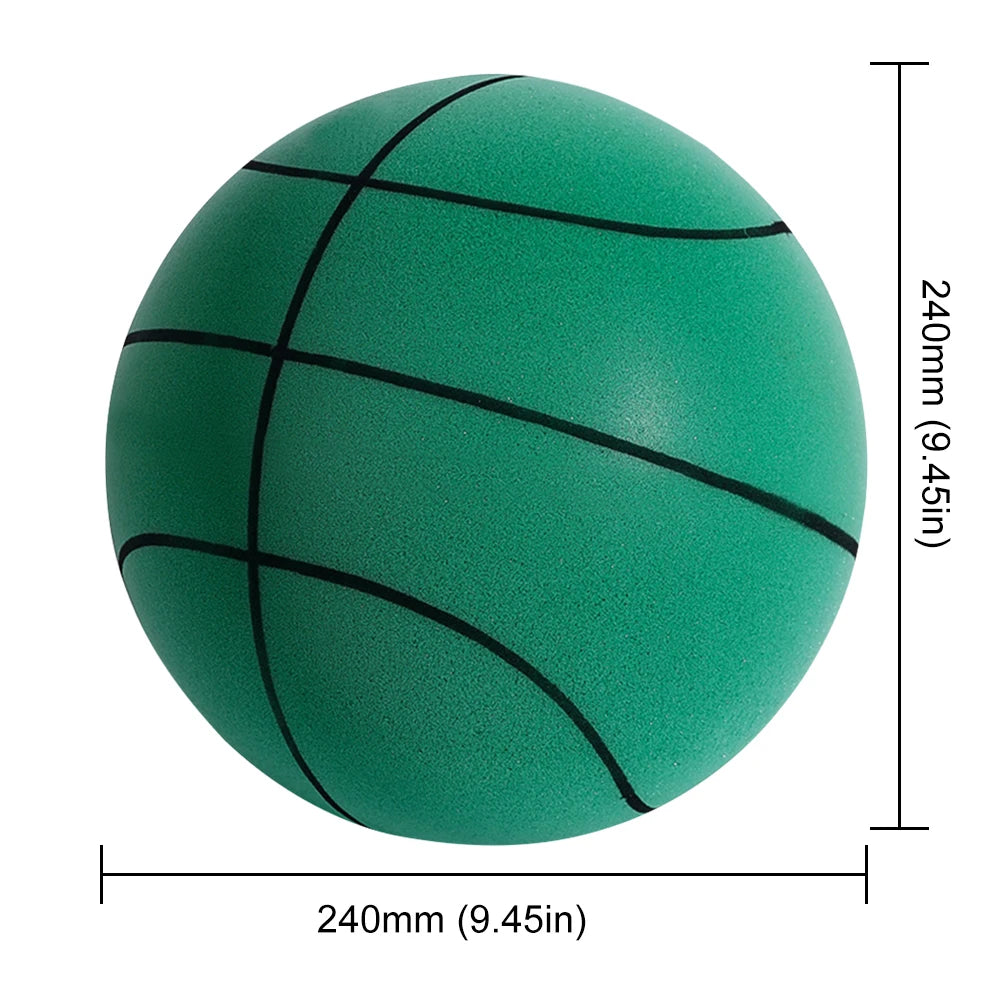 Bouncing Mute Ball 18/21/24cm Silent Foam Basketball Indoor Silent Ball Pat Basketball Silent Toddler Toys Air Bounce Basketball