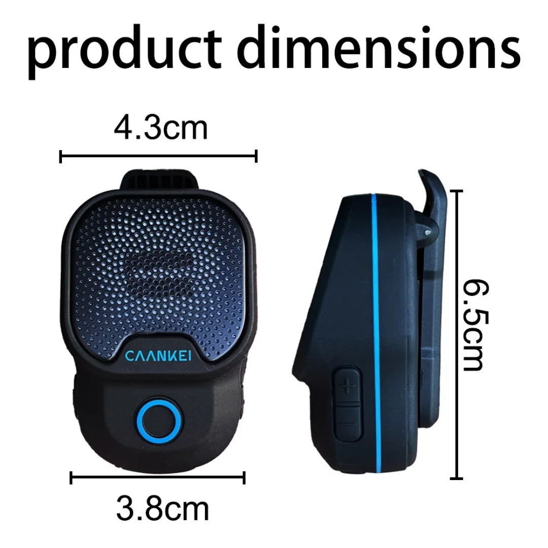 Wearable Bluetooth Speaker IPX7 Waterproof Portable Speakers Outdoor Sport Clip-On Microphone Speaker Calls/Music Mini Sound Box
