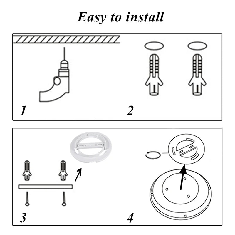 Sensor Lights Led Home Ceiling Decoration Veranda Lustre Indoor Aisle Ceiling Lamps Luminaire Round Chandelier LED Night Lights