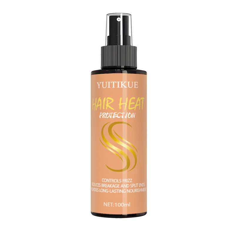 Silky Hair Spray Silk Care Heat Protection Spray, a heat styling product that can polish, smooth, and manage curly hair.