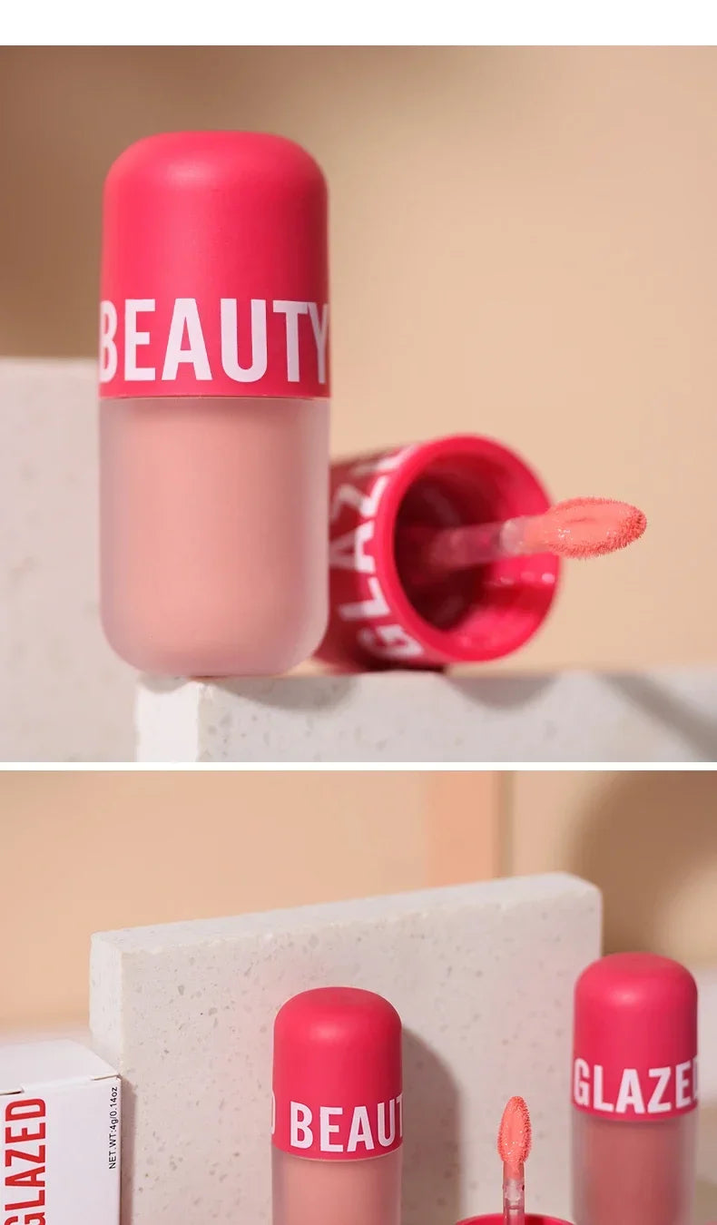 BEAUTY GLAZED 5 Colors Blush Serum Long Lasting Waterproof Natural Cheek Tint Blusher Matte Cream On Face Make Up Cosmetics