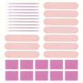 1set-30pcs Nail Care Kit: Mini Files, Buffers & Sticks - Perfect for Jewelry Polishing & Manicures