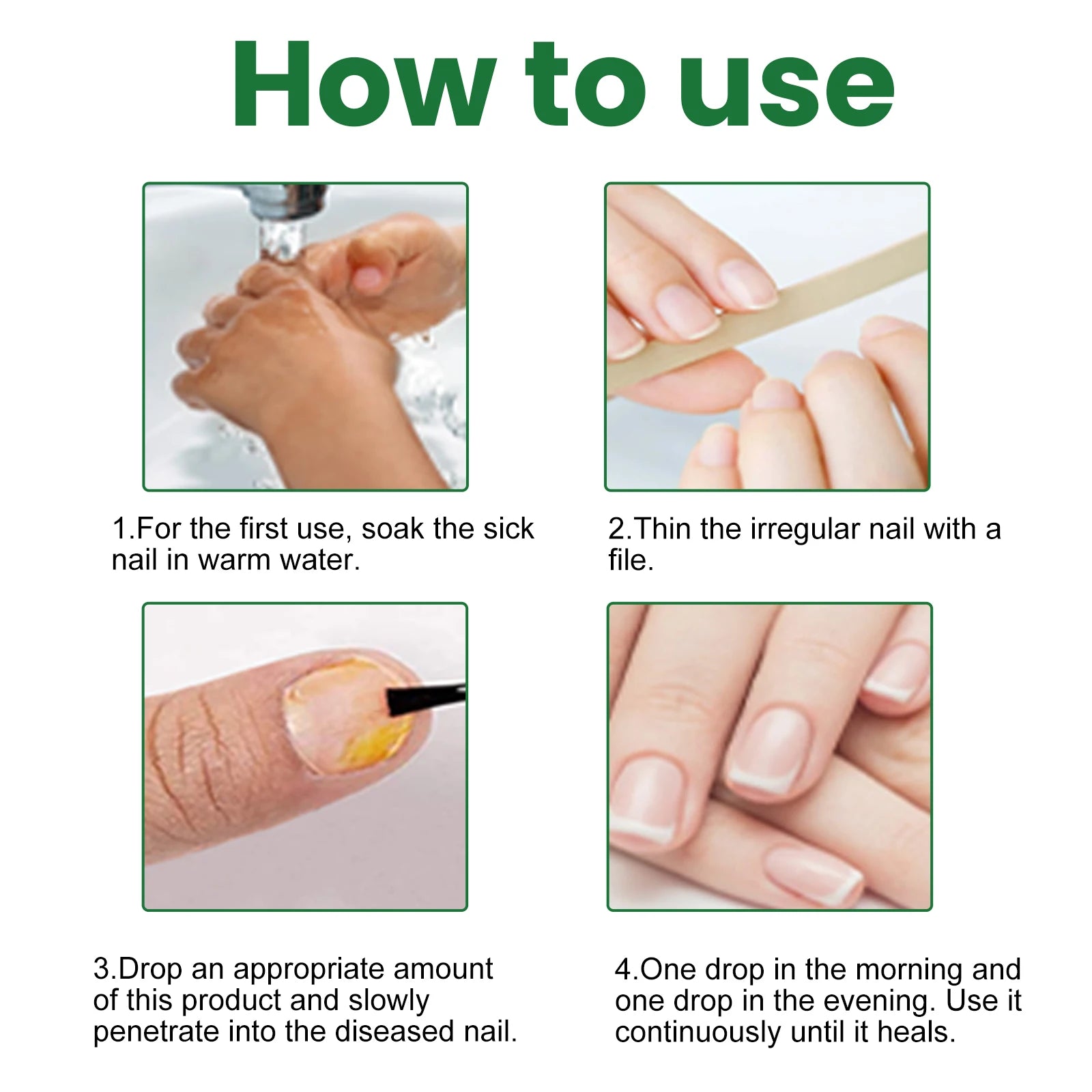 Nail Repair & Strengthening LiquidRepairs and nourishes nails, brightens, moisturizes and protects, for hand & foot nail care.