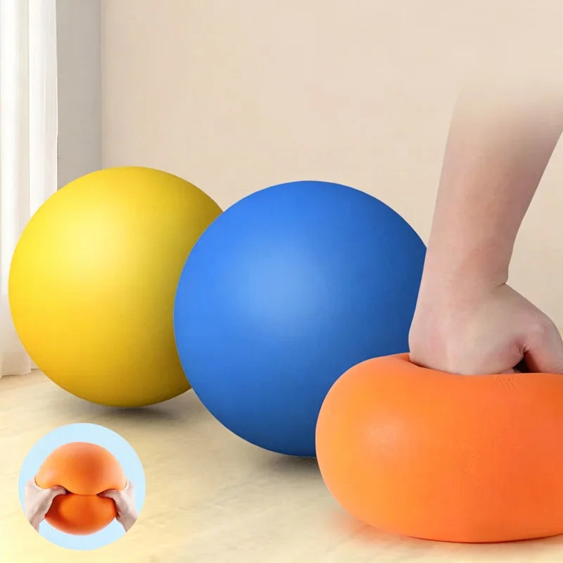 High Bounce Indoor Basketball Silent Ball 18CM Foam Sponge Quiet Dribbling Sensory Integration Sports Toys For Kids Boys Girls