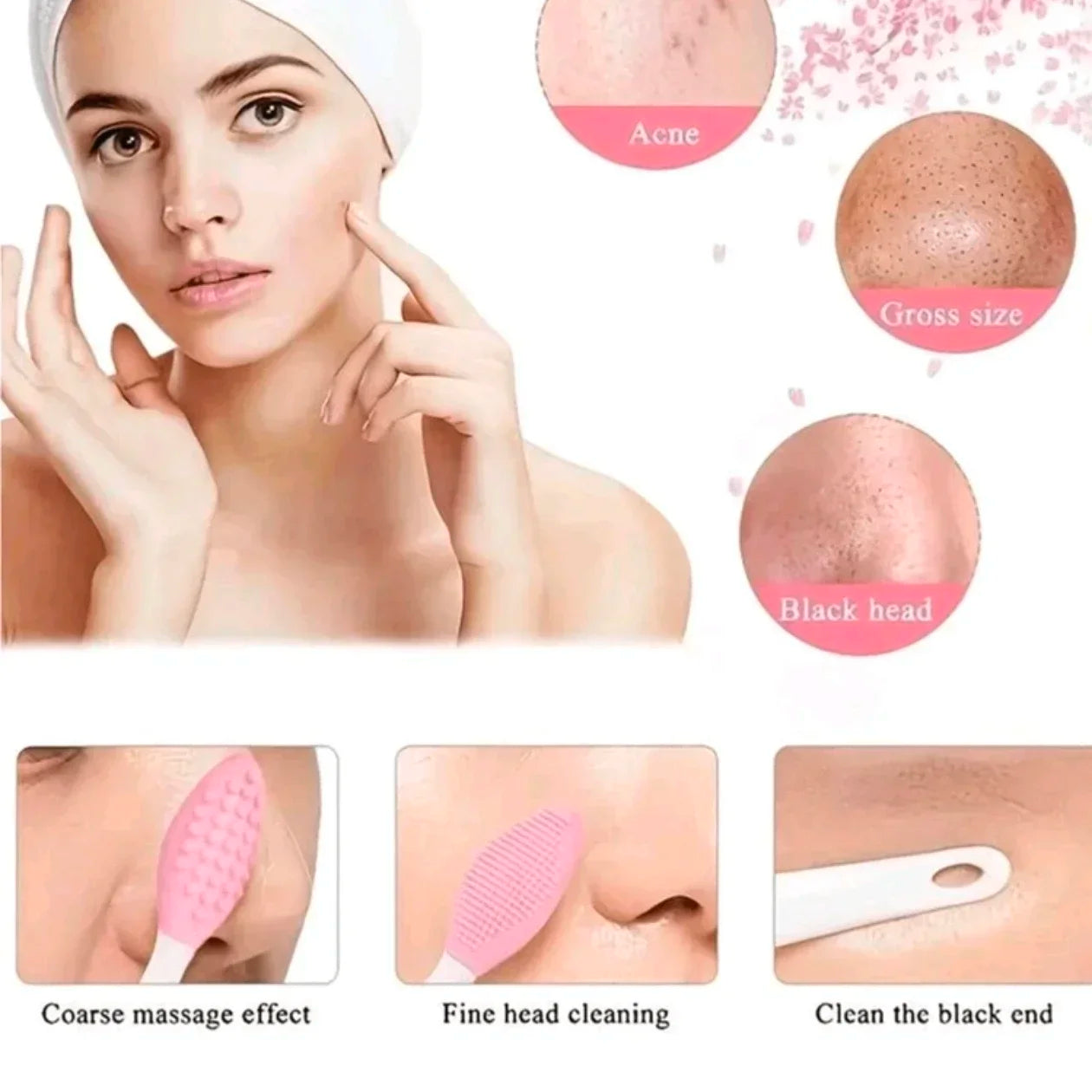 Blackhead and Whitehead Removal Tool for Nose and Face - Skin Pore Cleaner Skin Care Tools for Women