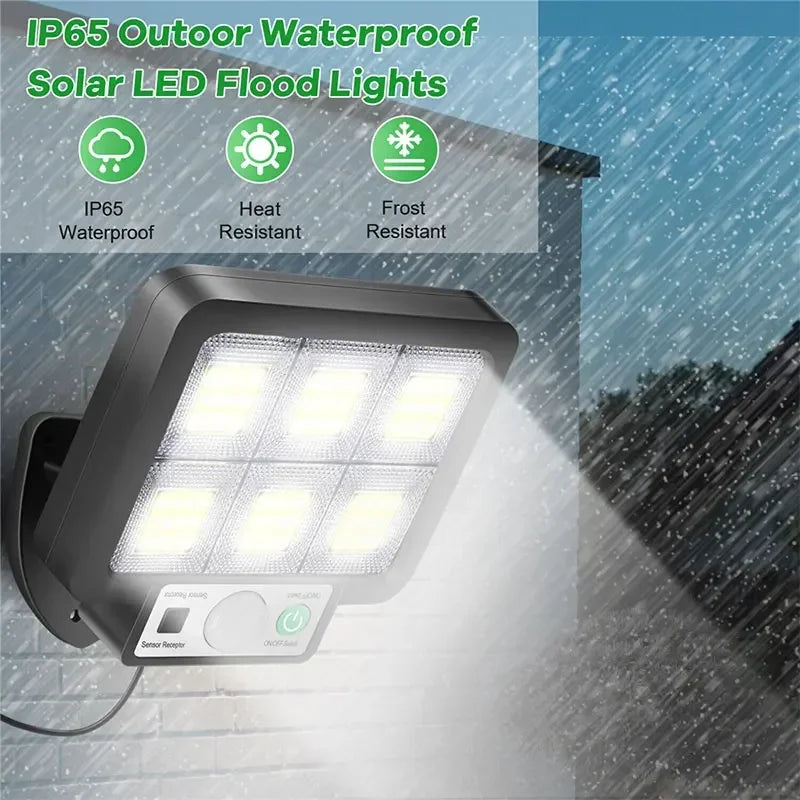 Motion Sensor Lamps Garden Street Lighting Solar Lamp LED Solar Split Wall Lamp 3 Mode Waterproof For Garage Security Wall Light