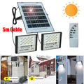 Super Brightness Solar Flood Light Outdoor 144 LED Brightness Sensor Adjustable Lamp IP67 Waterproof with Remote for Garden Yard