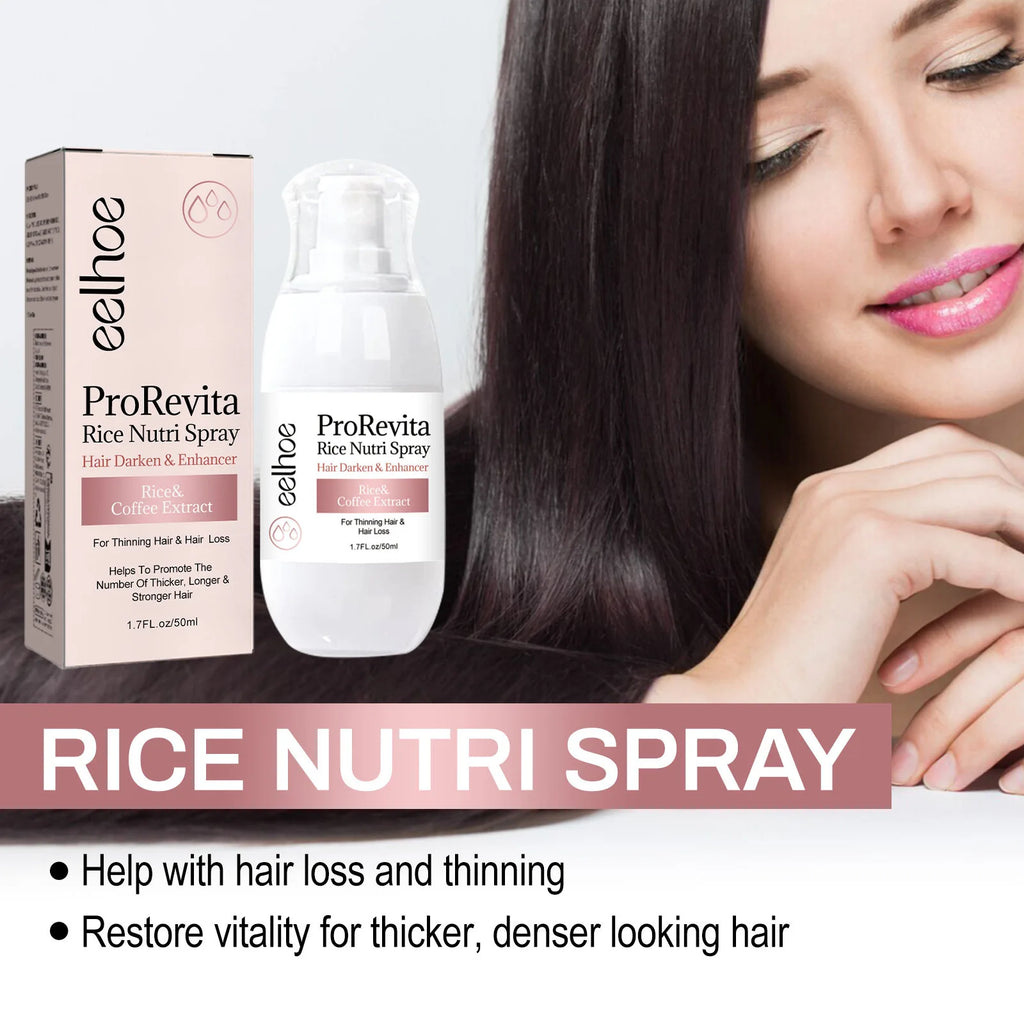 Rice Hair Care Spray Strong Hair Moisturizing Scalp Supple Nourishing Lustrous Moisturizing Hair Care