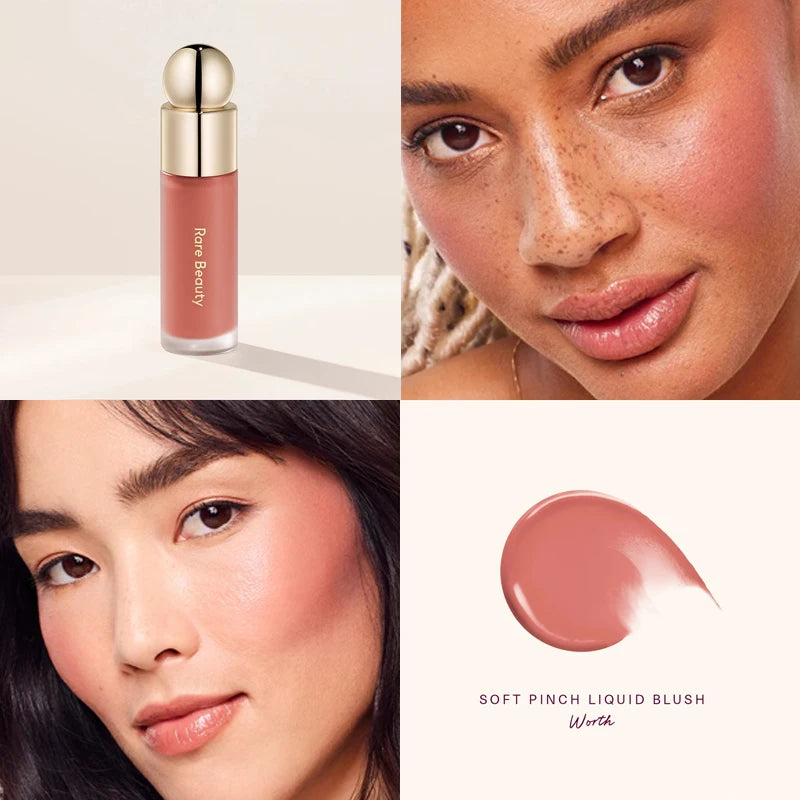 Fashion Rare Beauty Oft Pinch Liquid Blush Silky Lasting Sweat- and Humidity-resistant Cream-to-powder Rouge Women's Face Makeup