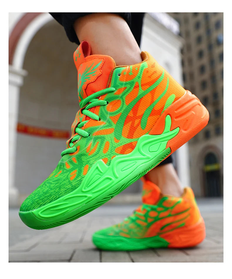739 High Quality Mens Basketball Sneakers Breathable Cushioning Training Sports Shoes Youth Gym ForMotion Basketball Shoes 35-45