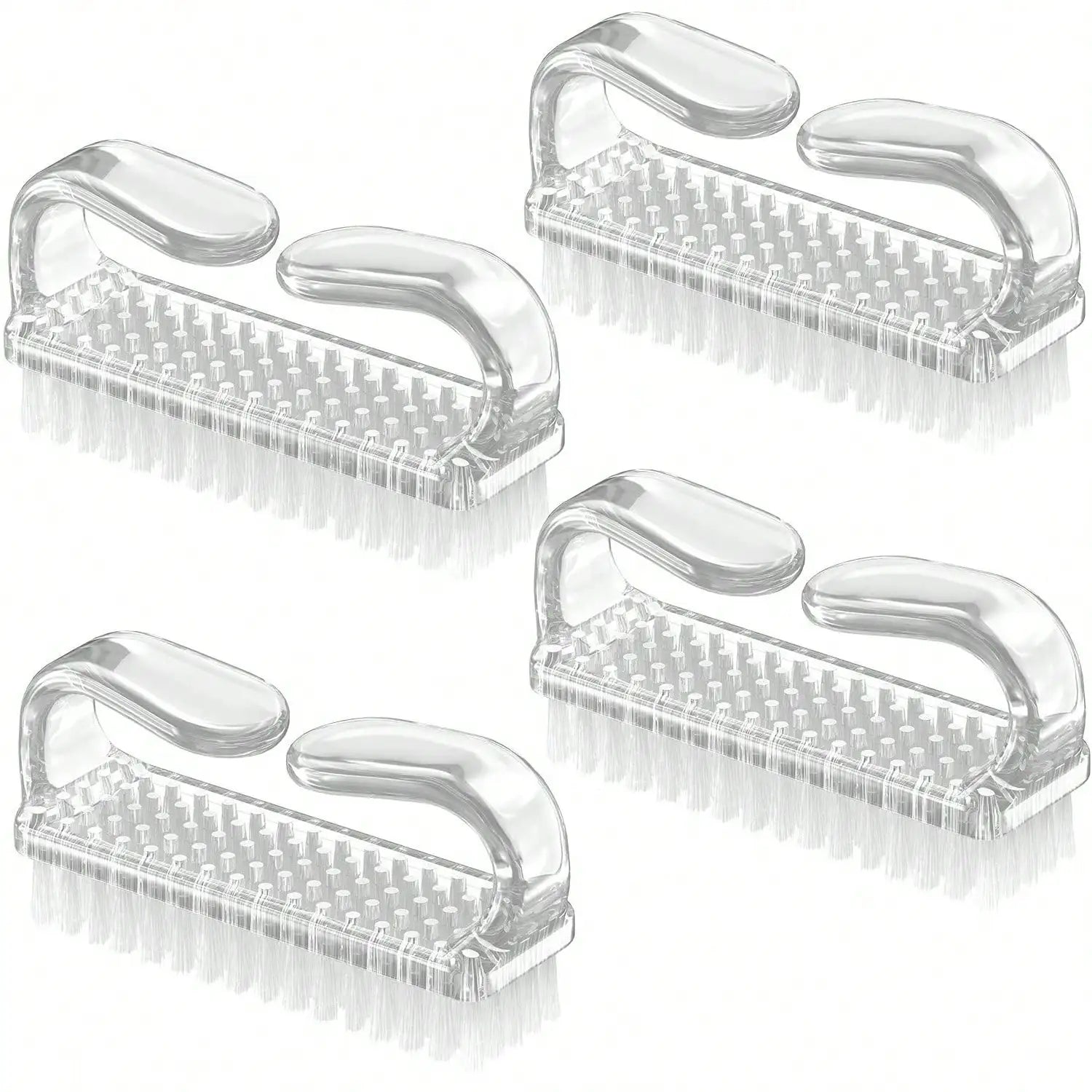 4pcs/Set Nail Art Tools Kit With Large Nail Polish Brush, Dust Brush, Cleaning Brush And Cuticle Pusher