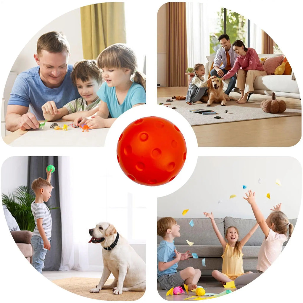Quiet Foam Hollow Pickleballs For Indoor Outdoor Practice Pickleball Balls Bounce Silent Pickleball Practice Ball Low Noise
