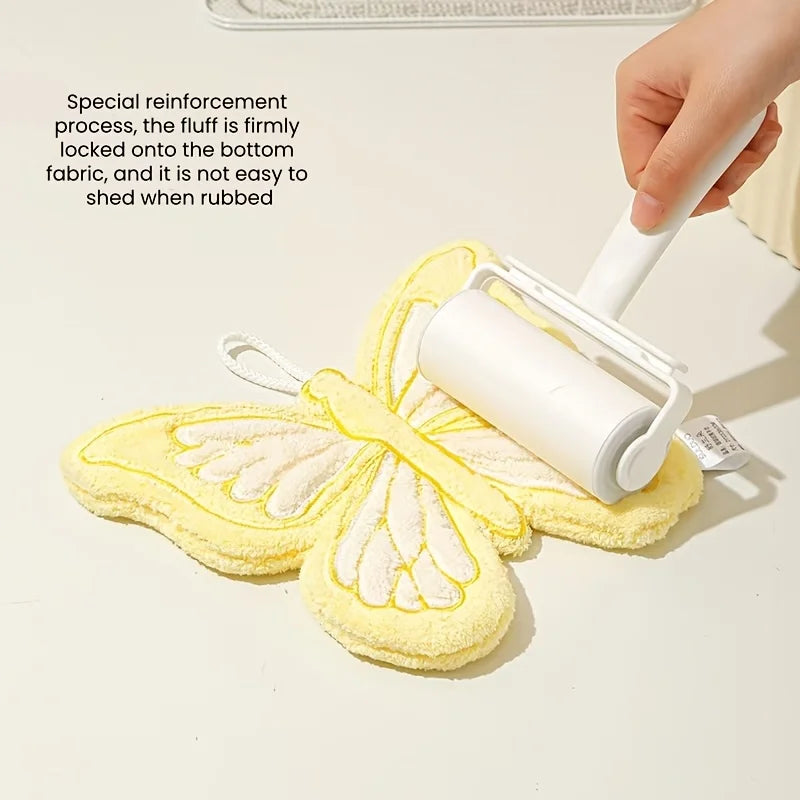 "Beauty" must be translated as "appearance value"   Original: Hanging Coral Fleece Butterfly High-Appearance Cartoon Thickened S