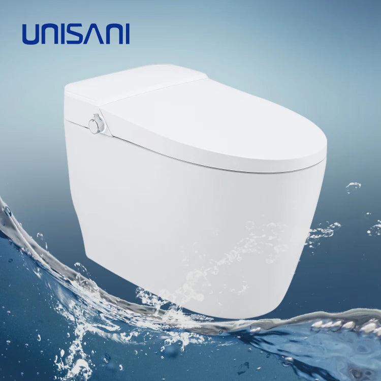 Bathroom New Design Smart Toilet Cleaning Automatic Intelligent Toilet Smart Toilet Floor Mounting