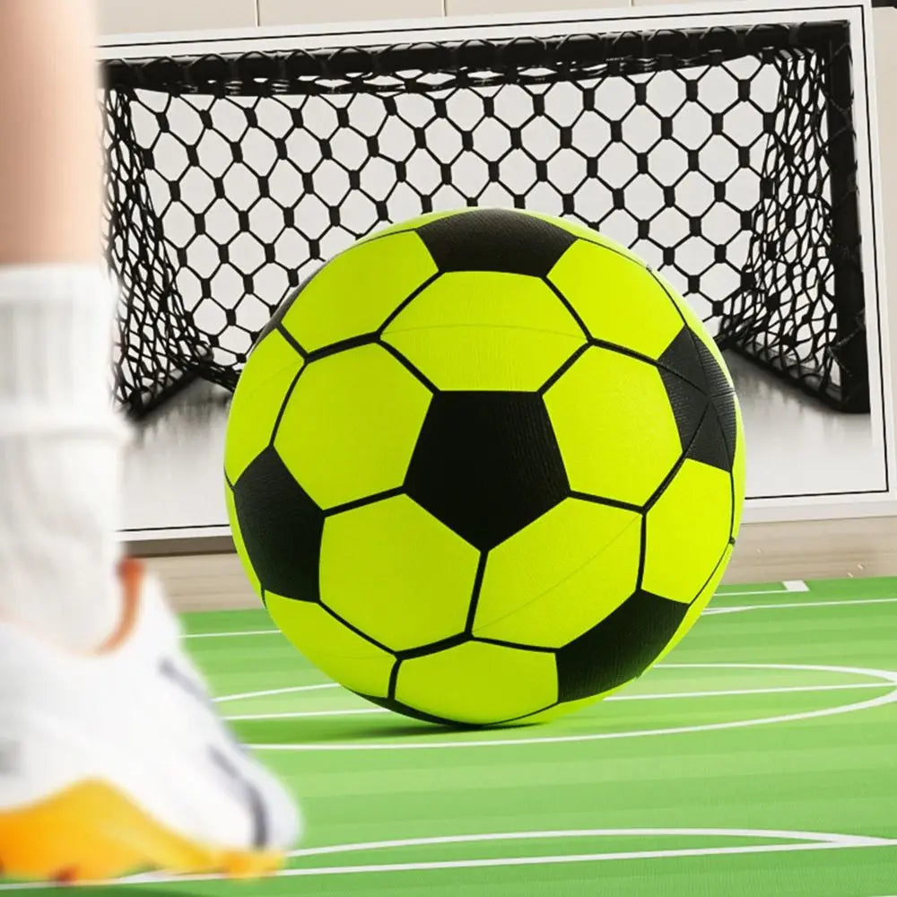 High-Elastic Silent Football Easy to Grip Lightweight Low Noise Foam Soccer Ball 21/24CM Squeezable Indoor Training Ball