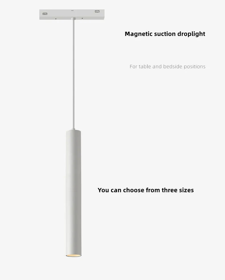 New White Tuya Smart LED Track Light Embedded Masterless Lighting lamp Living Room Light Voice Control Magnetic Track Light