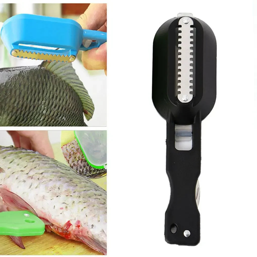 Fish Skin Brush Scraping Fishing Scale Brush Graters Fast Remove Fish Knife Cleaning Peeler Scaler Scraper Seafood Tools