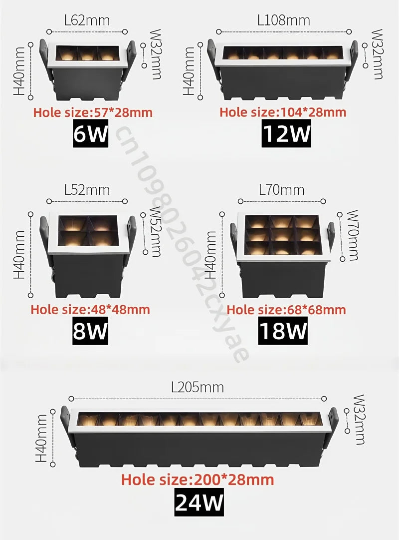 Tuya Smart DALI spotlights, mini downlights, LED line lights, COB ceiling lights, kitchen and living room indoor lighting bulbs