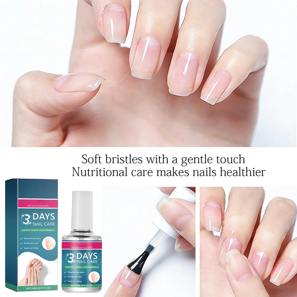 Nail Care Serum,Nail Repair Treatments Oil,Keratins Amino Acid Nail Care Oil Strengthen Restore Nails Quickly,Nail Care Product