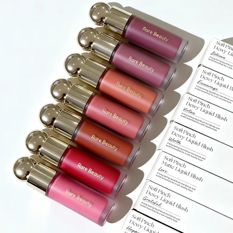 Rare Beauty Blush Color Face Makeup Blusher Natural Long Lasting Muddy Cheek Rouge Water Glossy Moisturizer Liquid Blush Cream