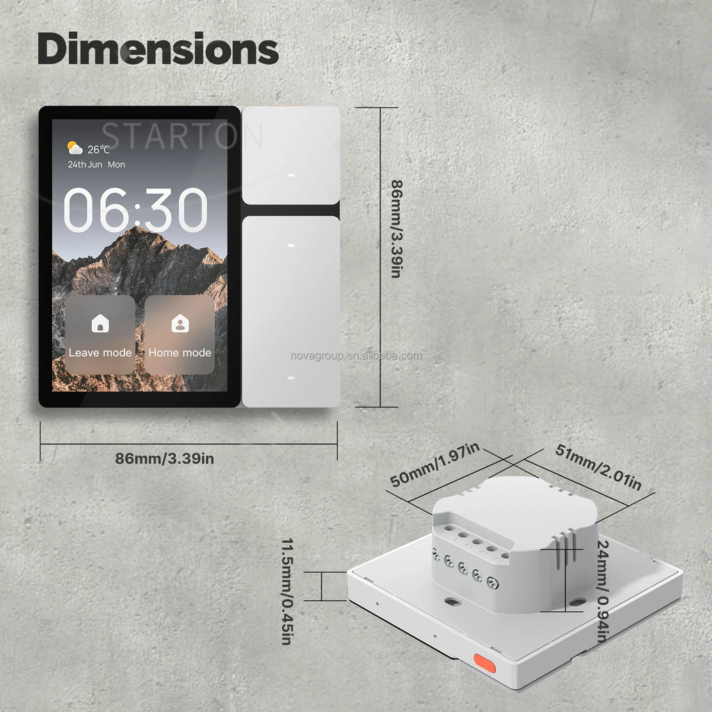 Inteligentes Para El Hogar Android WiFi Zigbee Bluetooth Smart Home Products Home Automation Control System