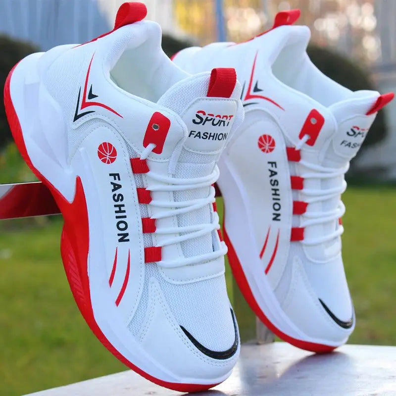 Men's Breathable Sport Shoes Non-Slip High-Top Gym Sneakers 2025 Cushioning Basketball Footwear Male Zapatillas