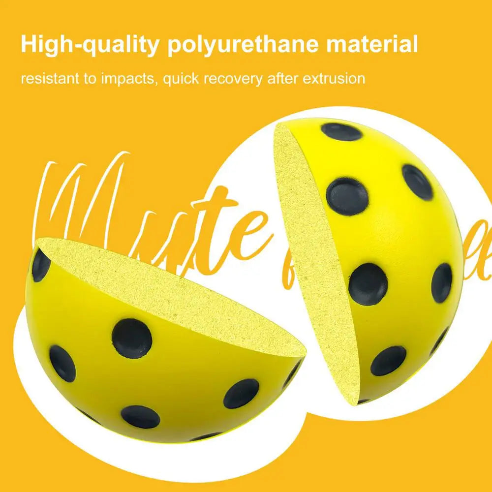 1PC Silent Pickleball Indoor Entertainment Silent Practice Ball PU Foam High Bounce Resistance Not Disturbing People