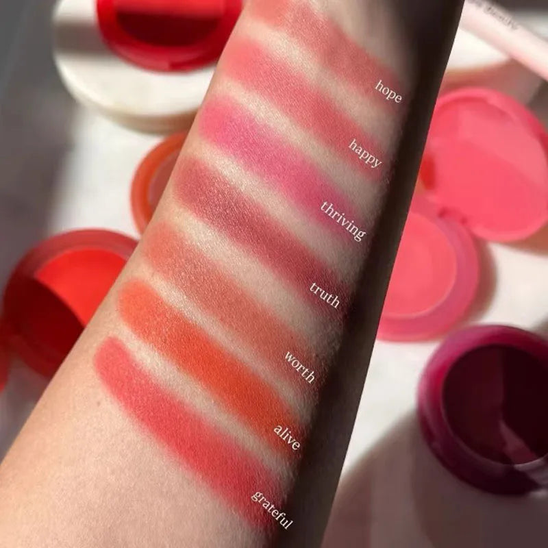 Rare Beauty Soft Pinch Matte Bouncy Blush Cream Lasting Mashed Potato Texture Natural Non Sticky Lightweight Face Beauty Makeup