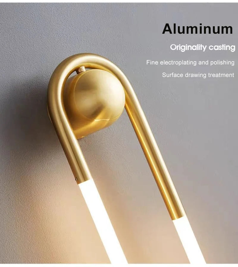 Mirror Wall Lamps Bathroom Modern Wall Lights Toilet Wall Mounted Lighting Fixtures Sconces Indoor Bedroom 12W 40 CM