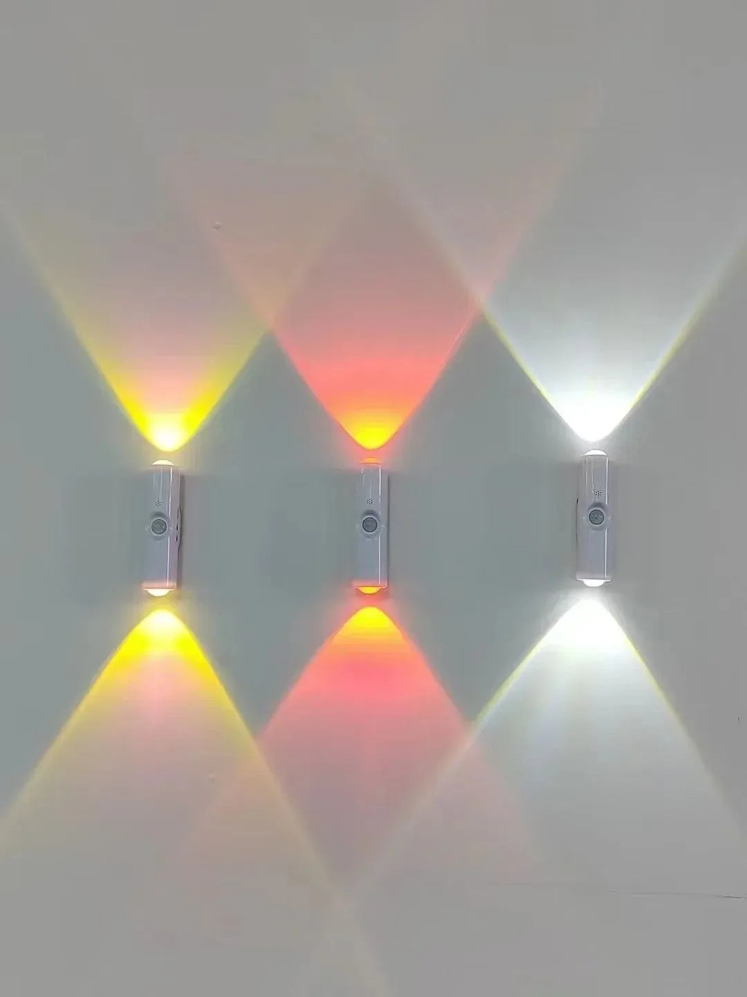 Smart, RGB, dual, head, motion, sensor, wall, lamp, charging, magnetic, night, light, spotlight, bedroom, closet, garden, room,