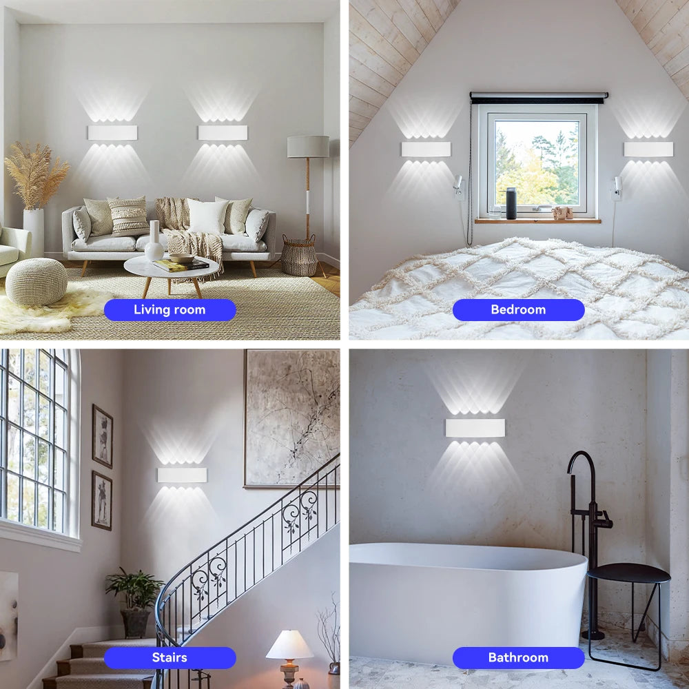 LED Wall Light Interior 6W Modern Decoration Lamp 85-265V Indoor Lighting For Home Stairs Bedside Living Room Wall Sconce Lamp