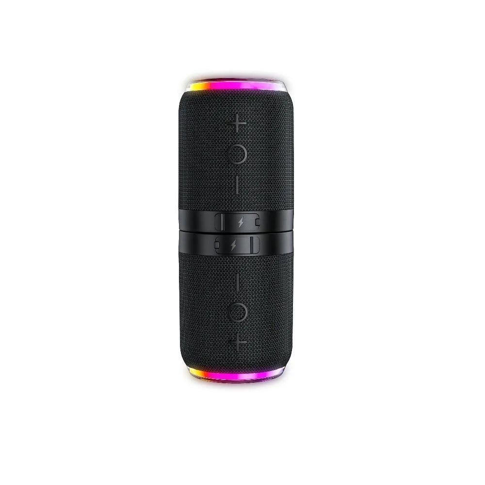 2 In 1 Magnetic Bluetooth Speaker With Dual Speakers RGB Light Portable Wireless Speaker TWS Surround Sound 2000mAh BT5.4 TF/FM