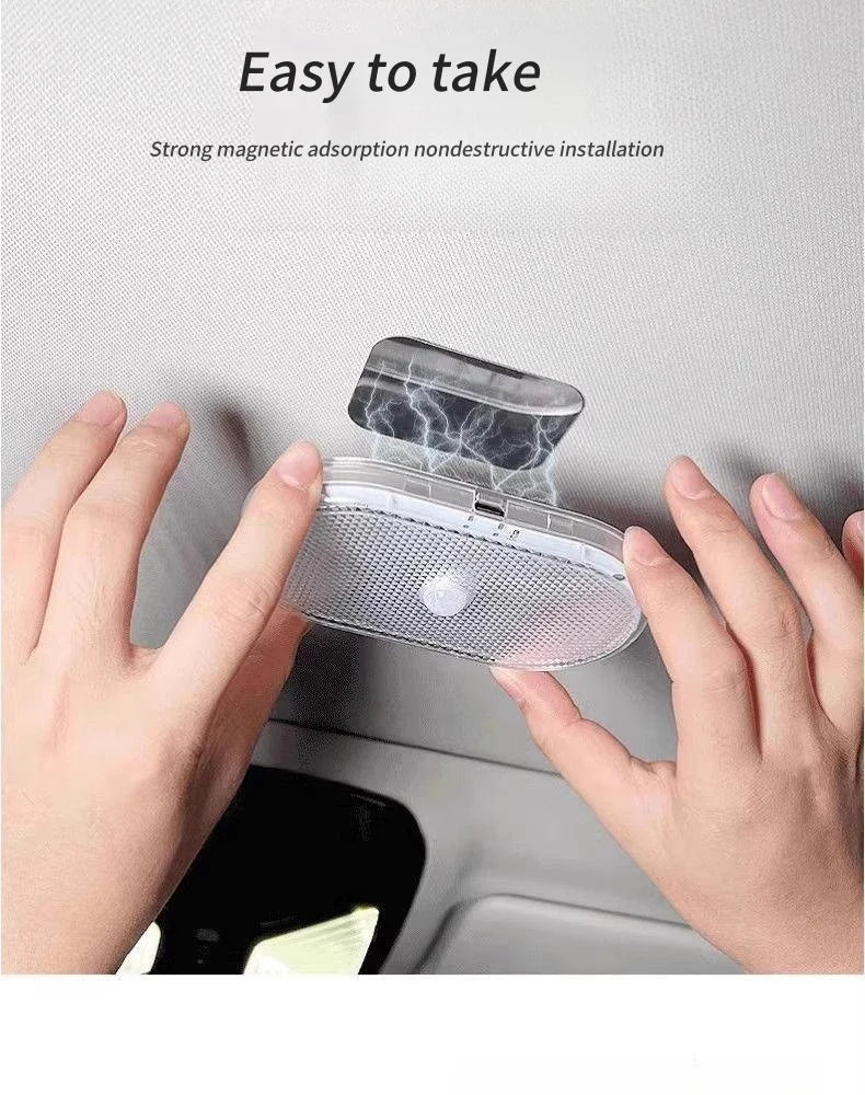 Motion Sensor Led Light 650mAH USB Rechargeable Automatic Induction Sensing Light Wireless Foot Lamp for Car Trunk Door