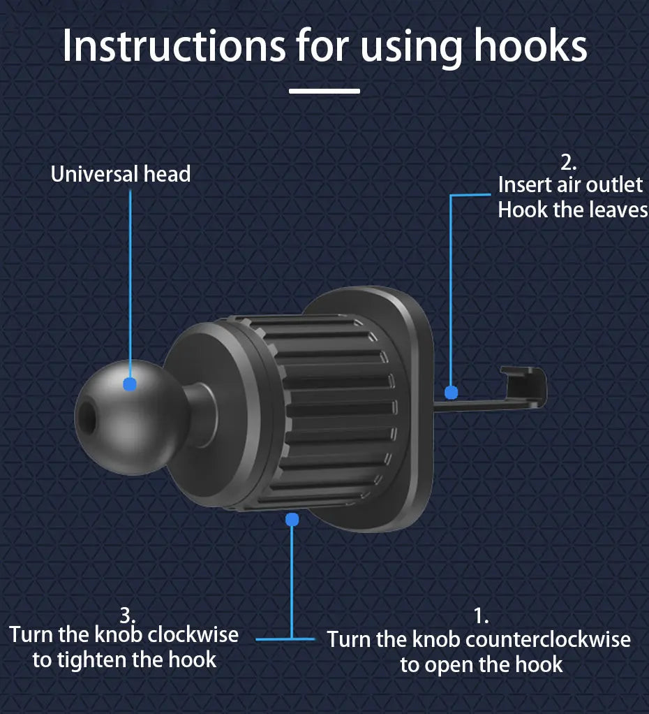 Car Phone Holder Bracket Accessories Interior Air Outlet Vent Base Gadget Universal Auto Cellphone Support Accessories