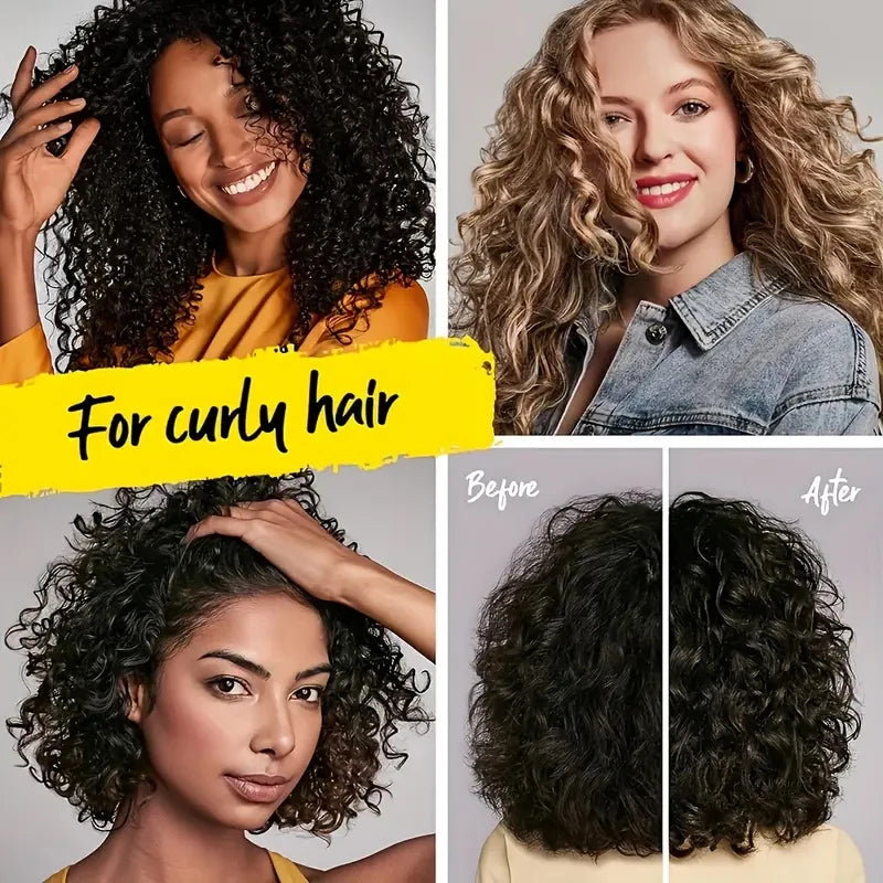Curly Hair Styling Cream - Hair Care and Moisturizing Hydrate, Nourishes and Cares for Your Hair, Giving You a Radiant Shine / 100g Bottle / Suitable for Travel