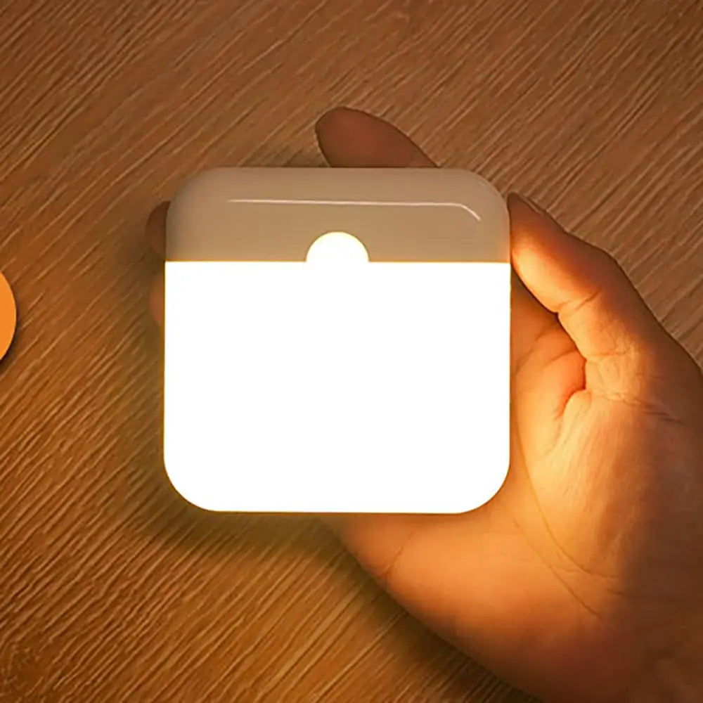 Motion Sensor Night Light Wireless/EU Plug Wall Lamp LED Indoor Lighting,Bedroom Bathroom Corridor Stairway Cabinet Auto ON/OFF