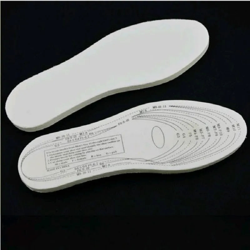 Memory Foam Sports Insoles For Shoes Men Women Sponge Foam Pad Shock-absorbing Comfort Insoles Shoe Inserts Cushion Can Be Cut