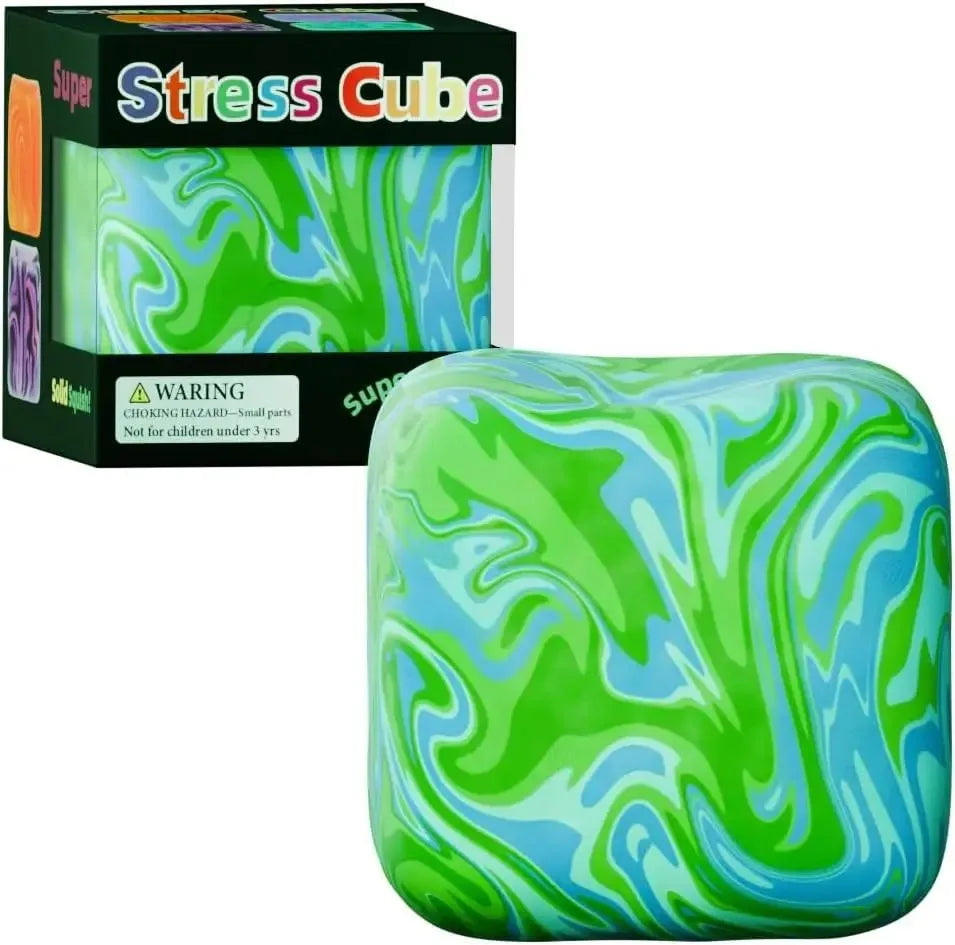 NeeDoh Nice Cube Desk Fidget Toy - Anti-Anxiety Stress Reliever