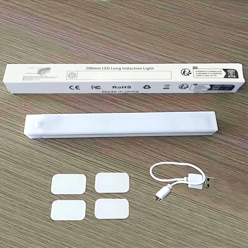 LED Smart Night Light Wireless Auto-Sensing Backlit Safety Light for Bedroom Closet Cabinet Stairway Home Lighting